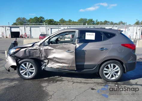 2013 Hyundai Tucson Limited z USA, uszkodzony, nr VIN KM8JUCAC2DU605795